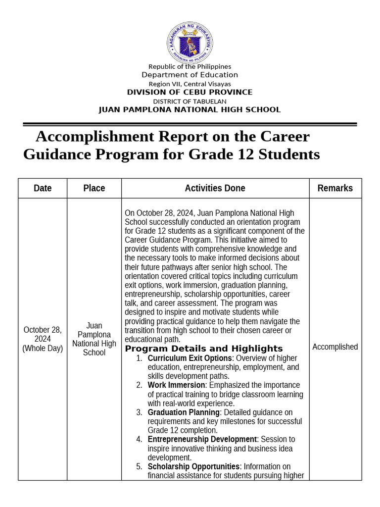 Career Guidance Final Pdf Entrepreneurship Learning