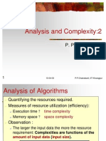 Analysis and Complexity 2