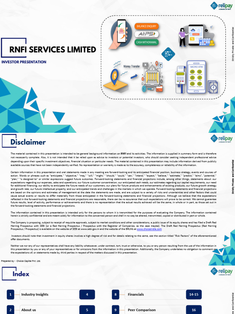 RNFI Services Investor Presentation | PDF | Foreign Exchange Market ...