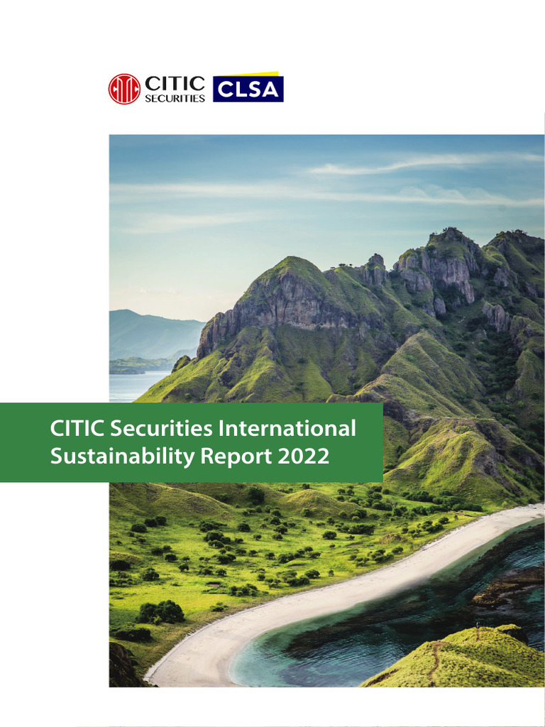 CITIC Securities International Sustainability Report 2022 | PDF ...