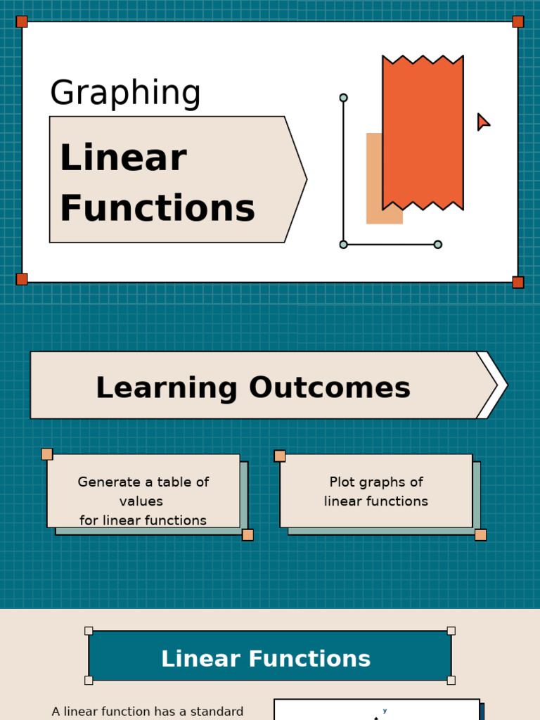 Drawing Linear Graphs Presentation in Beige, Blue and Red Lined ...