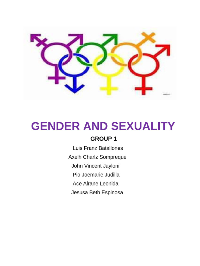 Gender and Sexualit | PDF | LGBTQIA+ Studies | Lgbt