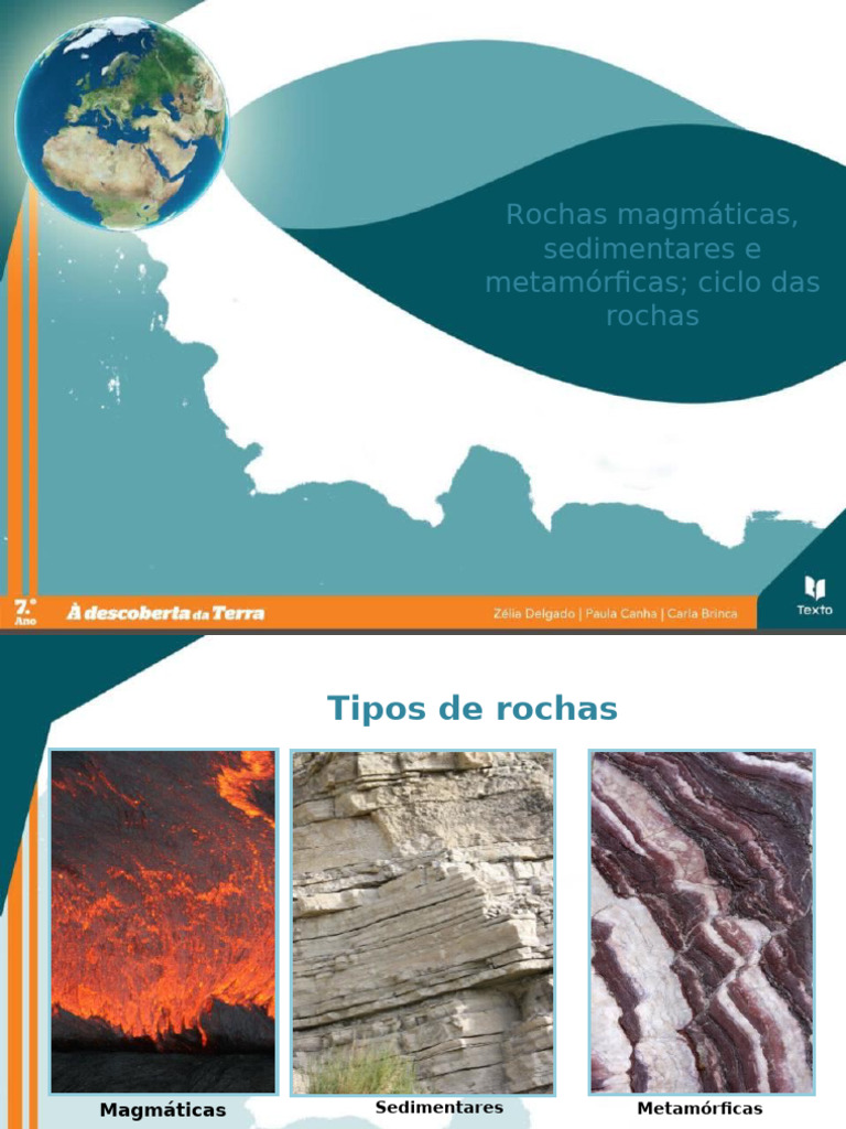 Tipos de Rochas e Ciclo Geológico | PDF | Rochas (Geologia) | Rocha ...