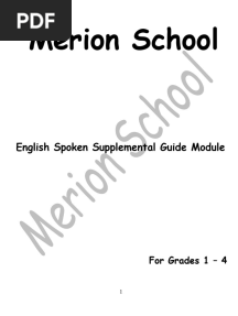 Grade 2 Spoken
