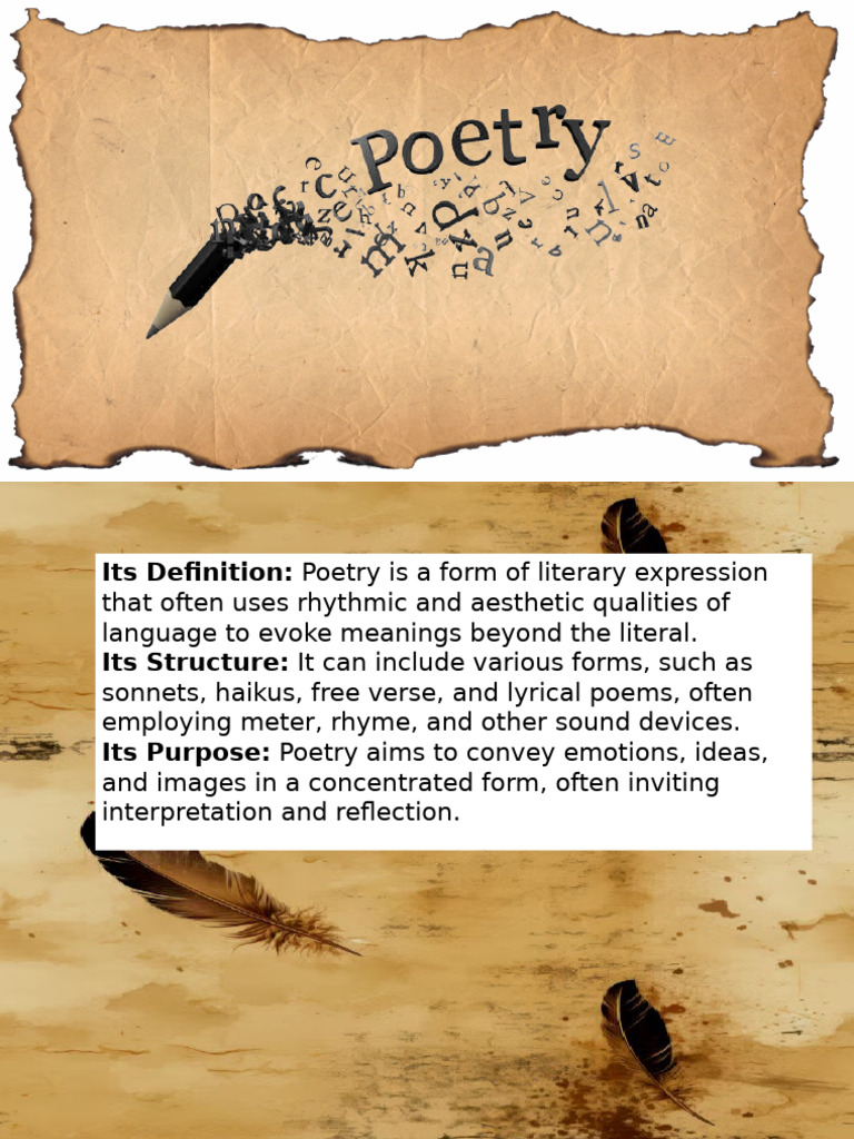 Understanding Rhymed and Unrhymed Poetry | PDF | Poetry | Rhyme