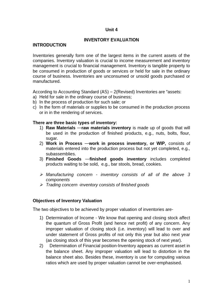 Inventory Valuation Methods Explained | PDF | Inventory | Cost Of Goods ...