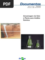 Amostra de Solo e Folha Embrapa