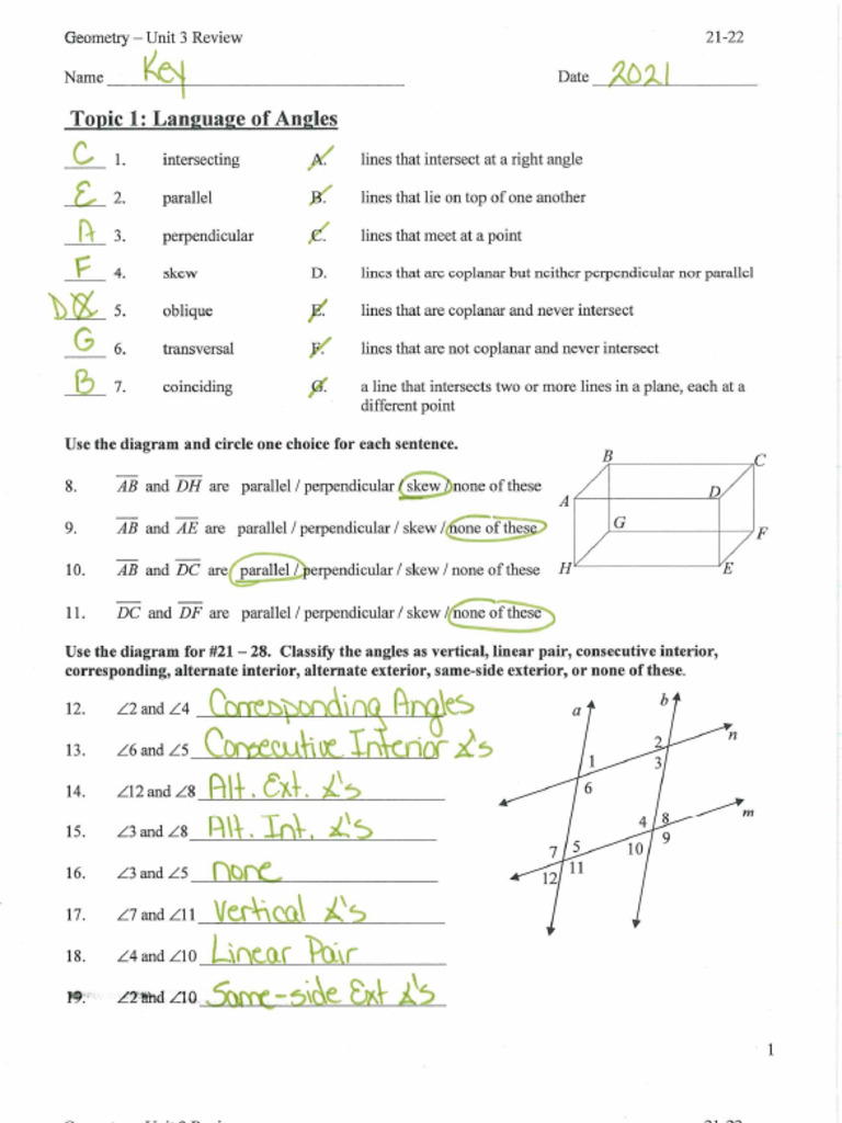 2122 Unit 3 Review Key Pdf