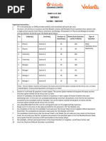 Physics Class11 PYQ Worksheet JEE NEET | PDF | Acceleration | Velocity