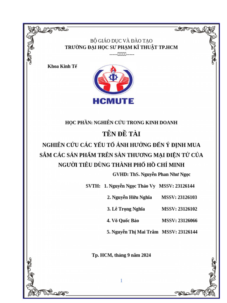 Bài QT1 - NCTKD (1) .. | PDF