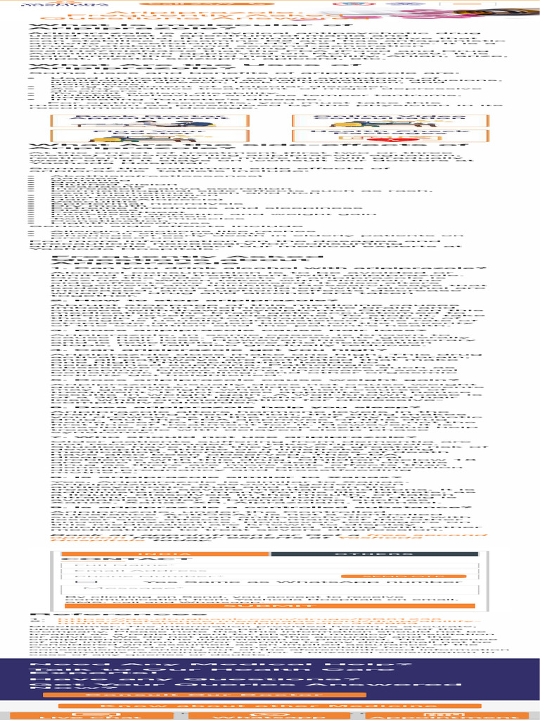 Aripiprazole Uses Dosages Side Effects Precautions | PDF | Clinical ...