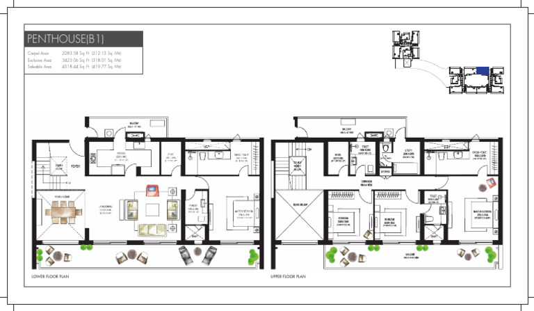 Penthouse Floor Plan Details | PDF