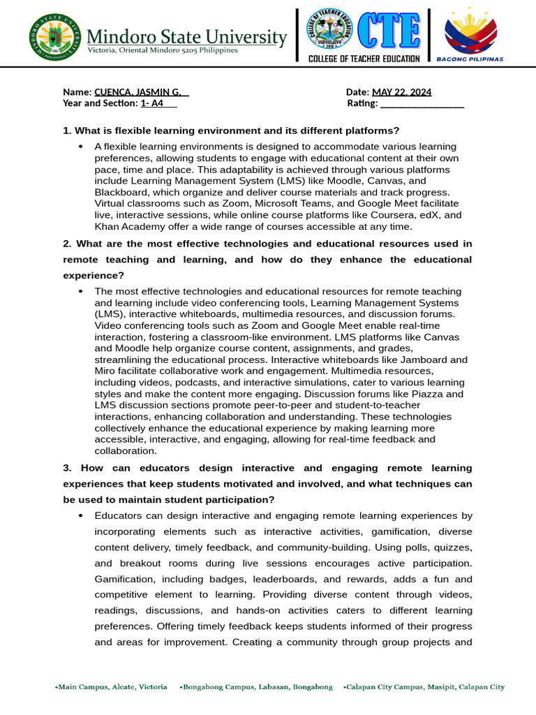 Mam Guno Act | PDF | Distance Education | Computing