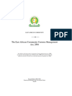 EAC Customs Management Act (Revised)