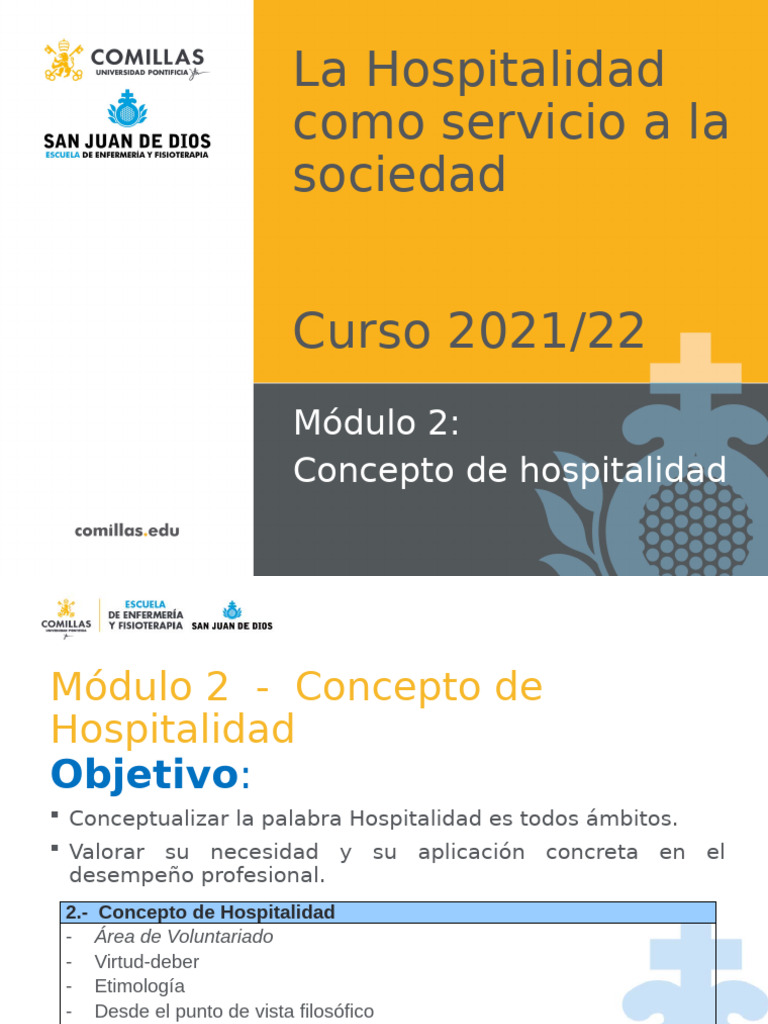 Definición y Valor de la Hospitalidad | PDF | Amor | Concepto