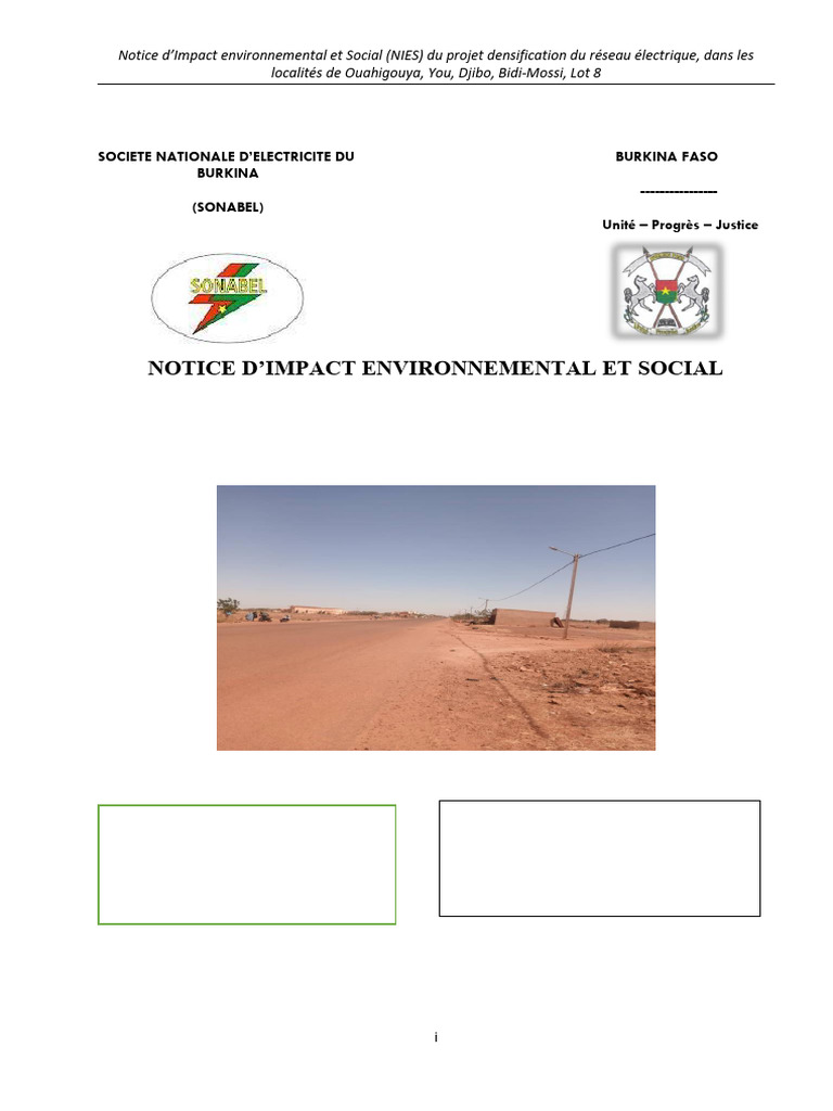 Impact environnemental du projet Yeleen | PDF | Environnement naturel ...