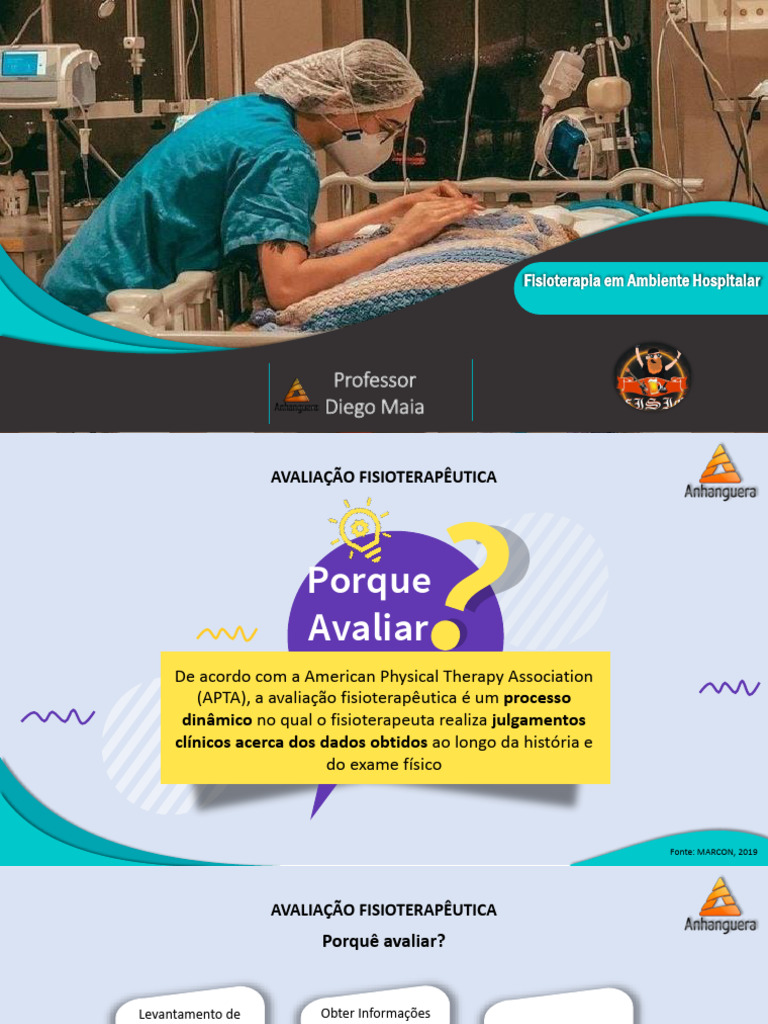 Avaliação Fisioterapêutica Hospitalar | PDF | Coração | Febre