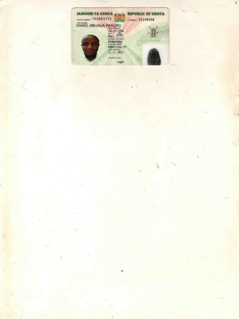 Identification Card | PDF | Religion & Spirituality
