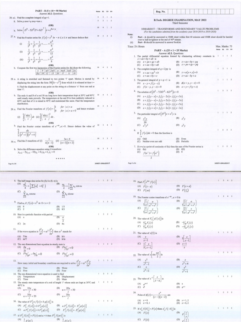 Maths 1 | PDF