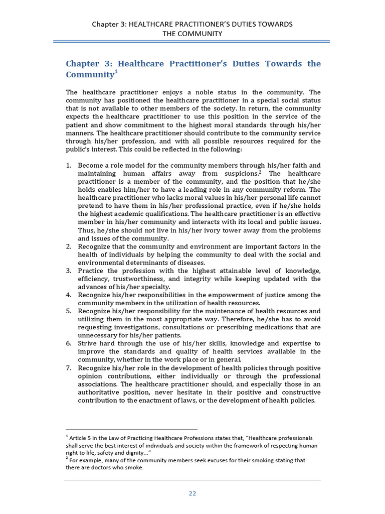 Code-of-Ethics For Healthcare Practitioners English-28-29 | PDF ...
