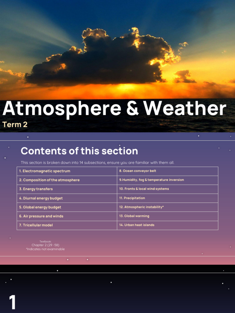 Understanding Atmosphere and Weather Dynamics | PDF | Greenhouse Effect ...
