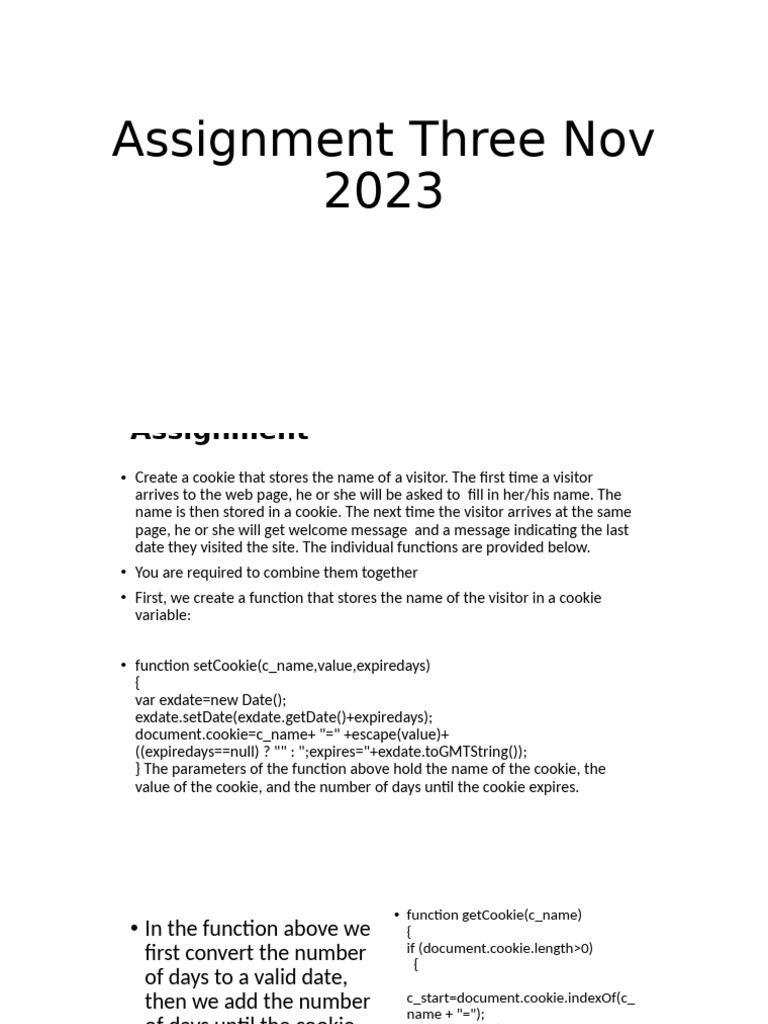 Cookie-Based Visitor Greeting Script | PDF | Http Cookie | User (Computing)