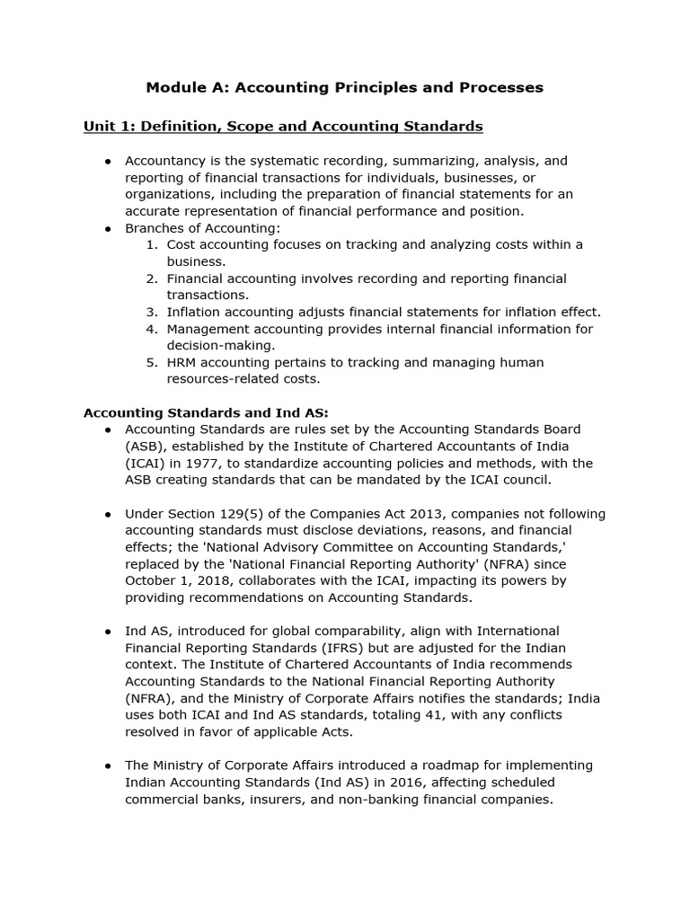 Overview of Accounting Standards and Ind AS | PDF | Negotiable ...
