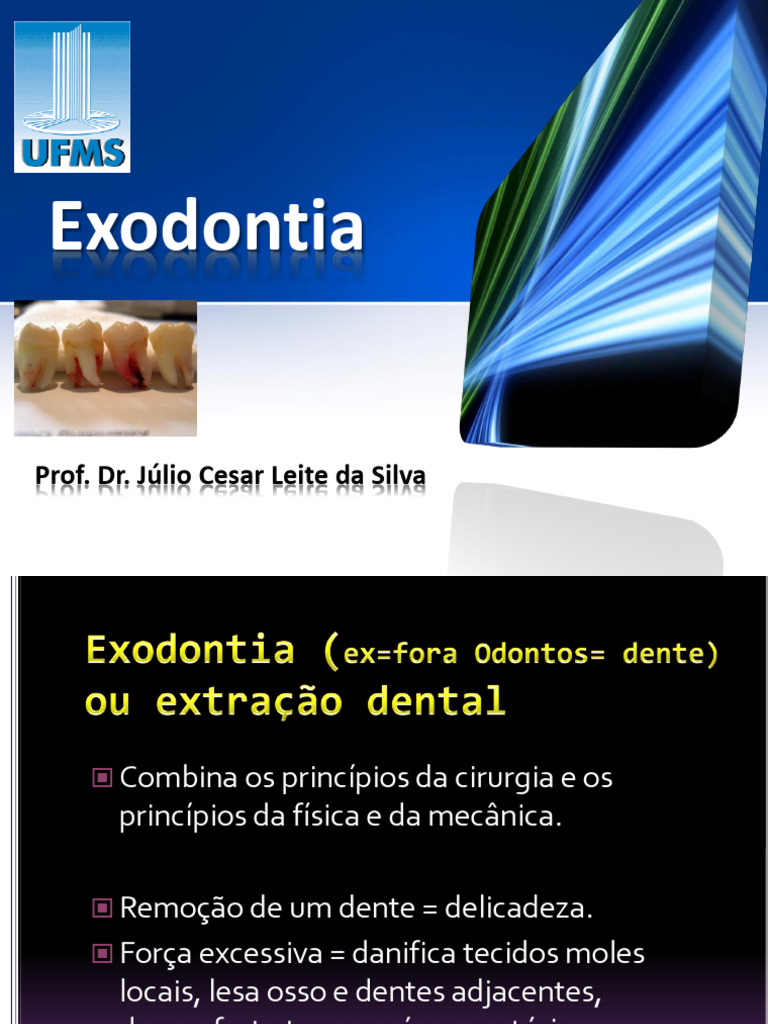 Técnicas de Exodontia e Avaliação Clínica | PDF | Dente humano ...