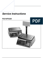 Service Instructions for FX210/FX220 Scales