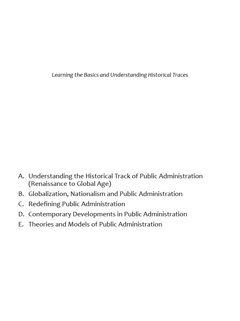 Evolution of Public Administration Today | PDF | Governance | Bureaucracy