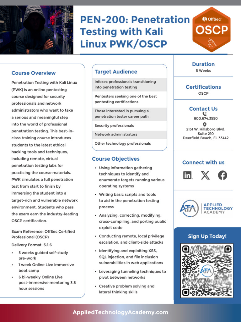 PEN-200: Kali Linux Pentesting Course | PDF | Penetration Test | Active ...