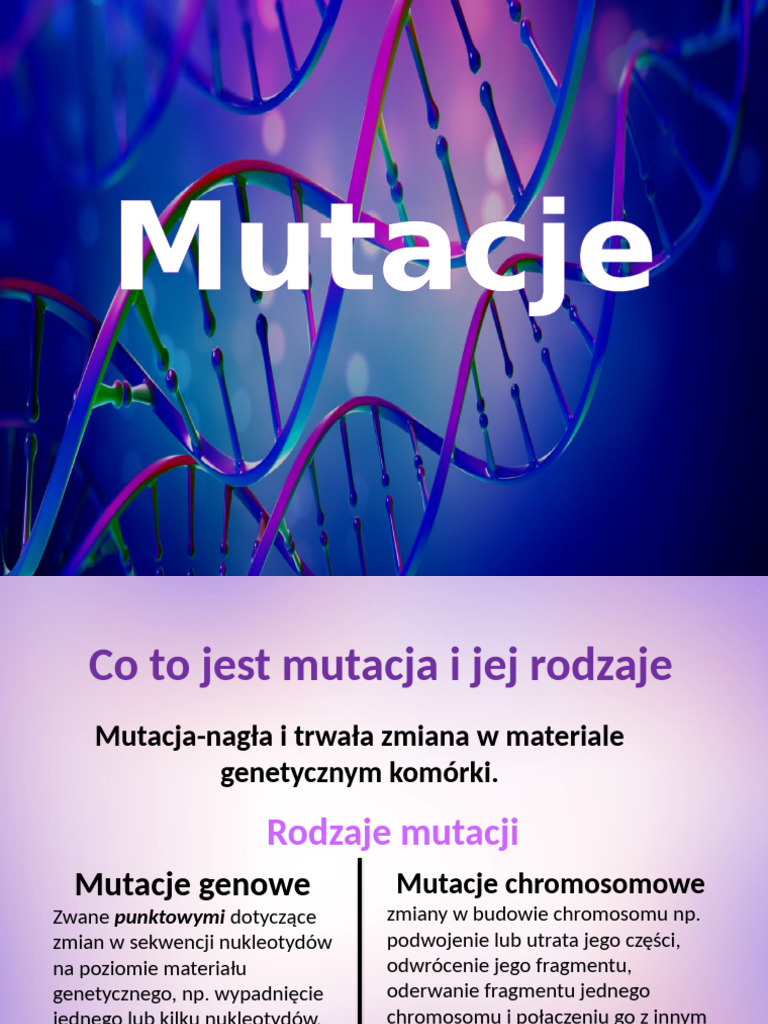 Mutacje | PDF