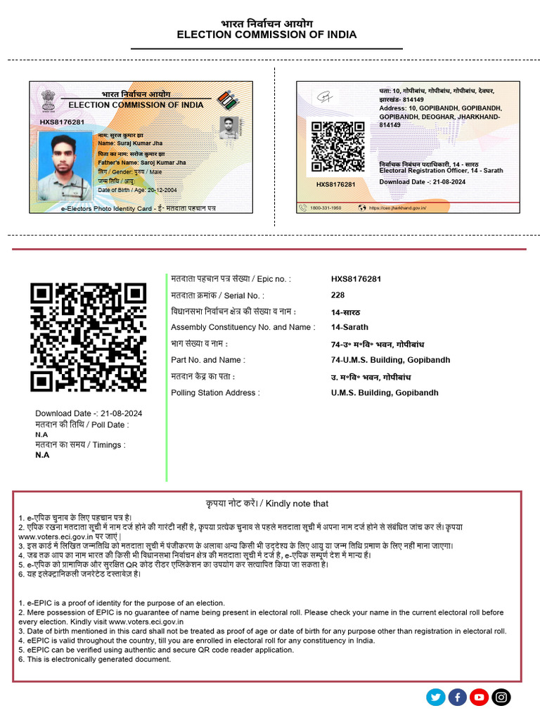 Election Commission of India | PDF