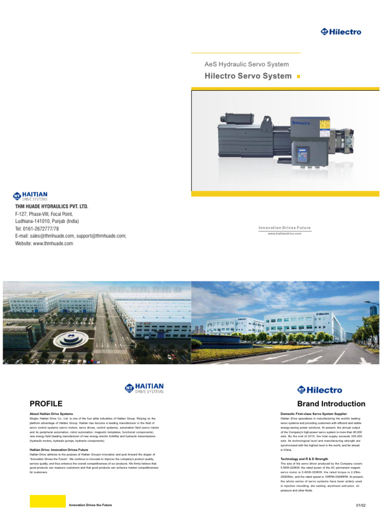 Hilectro Servo System Overview | PDF | Pump | Electric Motor