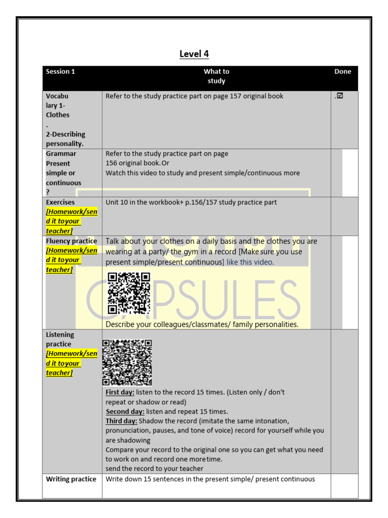 Level 4 | PDF | Grammar | Languages