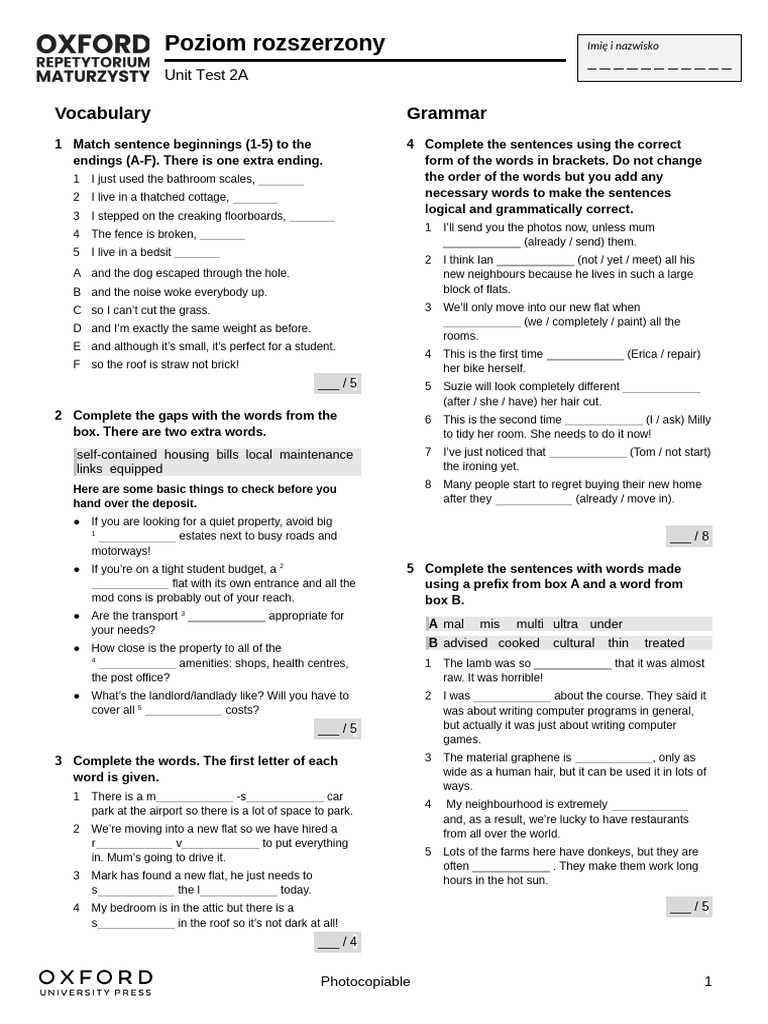 orm_2_Unit_Test_2A | PDF