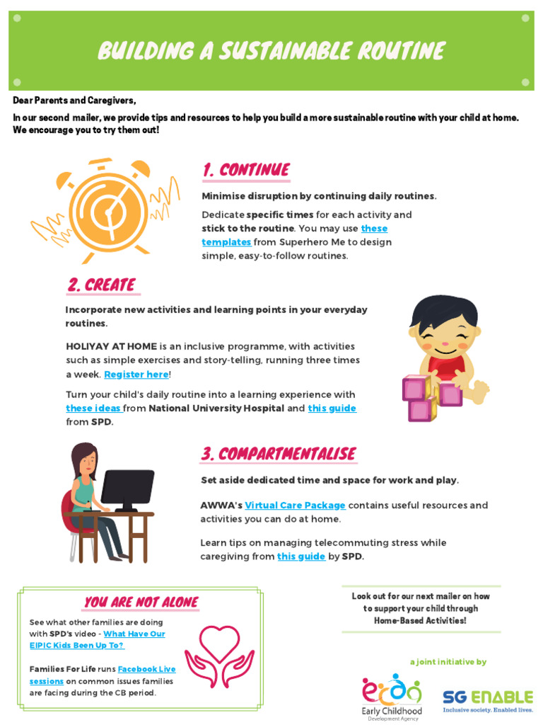 Sustainable Routines for Kids at Home | PDF