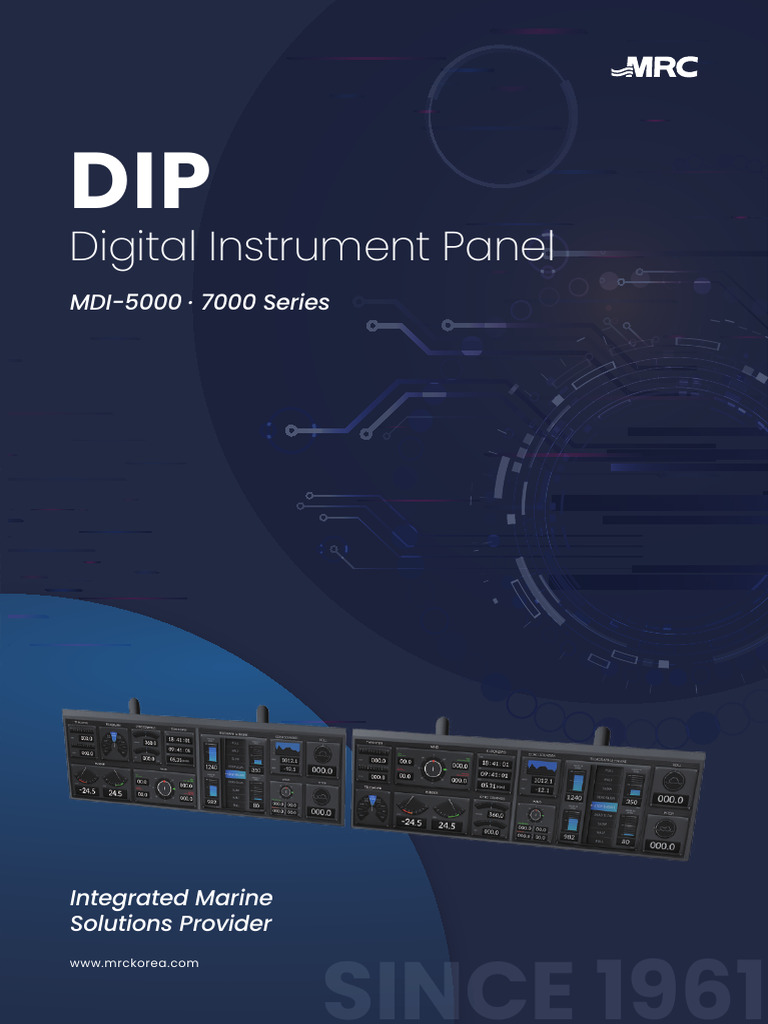 MRC Digital Instrument Panel Overview | PDF