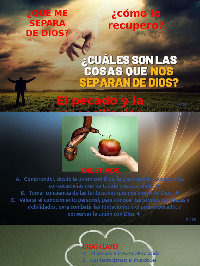 Ficha 5 El Pecado Me Separa de Dios | PDF | Pecado | Gracia en el ...