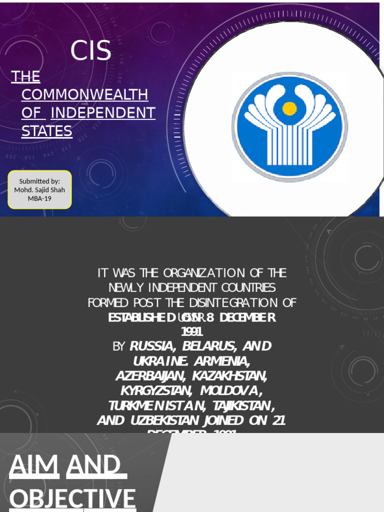 Overview of the Commonwealth of Independent States | PDF | Commonwealth ...