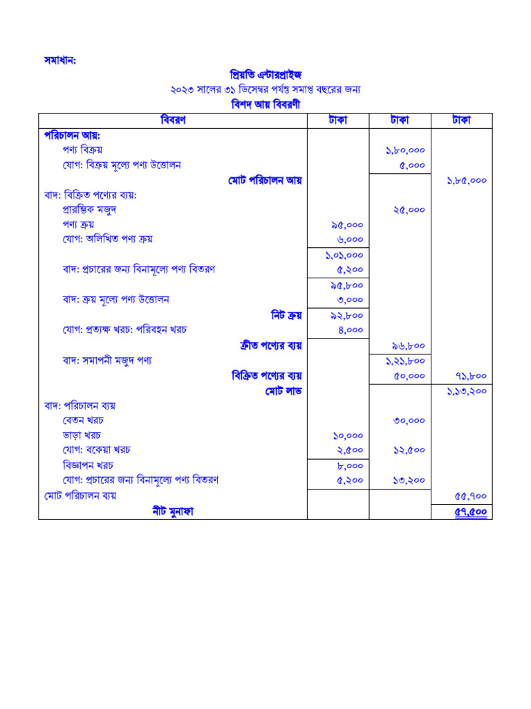 Model Test Answer 1 | PDF