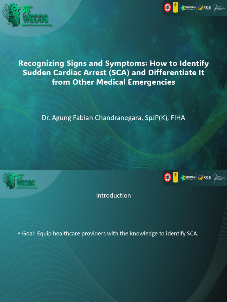 Identifying Sudden Cardiac Arrest Signs | PDF | Cardiac Arrest ...