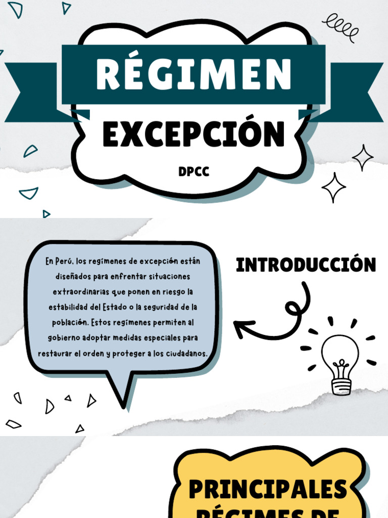 Régimen de Excepción | PDF