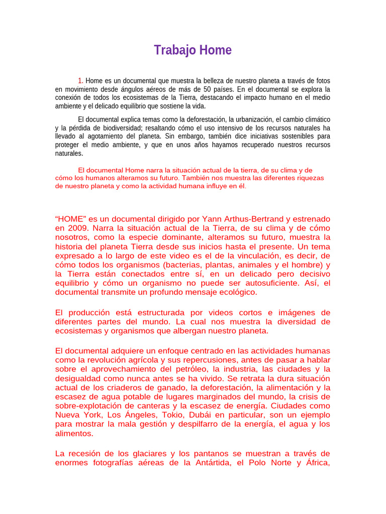Impacto Humano en la Tierra | PDF | Destrucción del habitát | Entorno ...