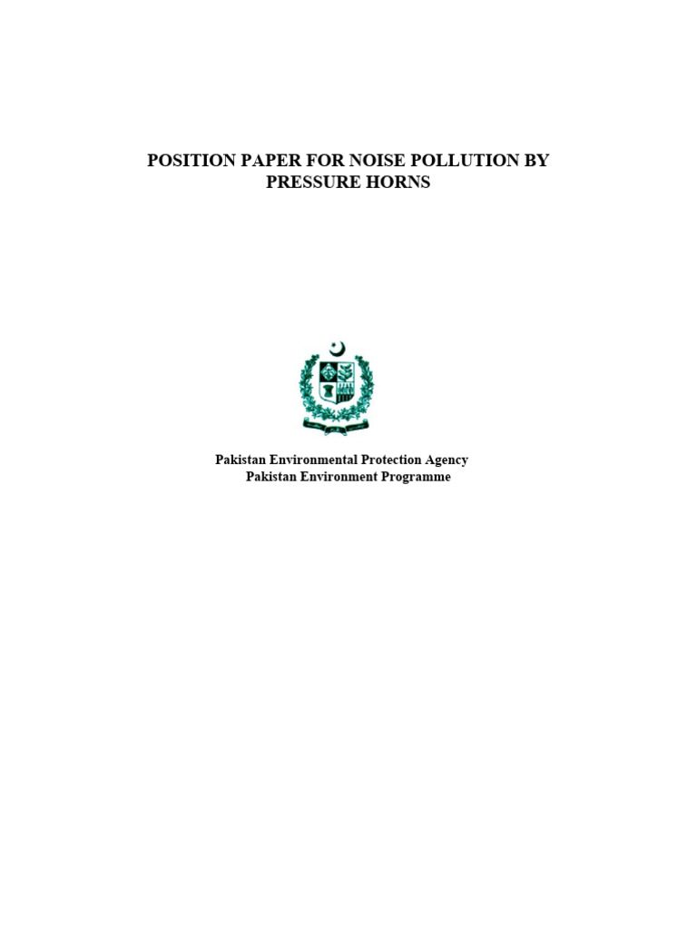 Noise Paper PHorns | PDF | Noise | Sound