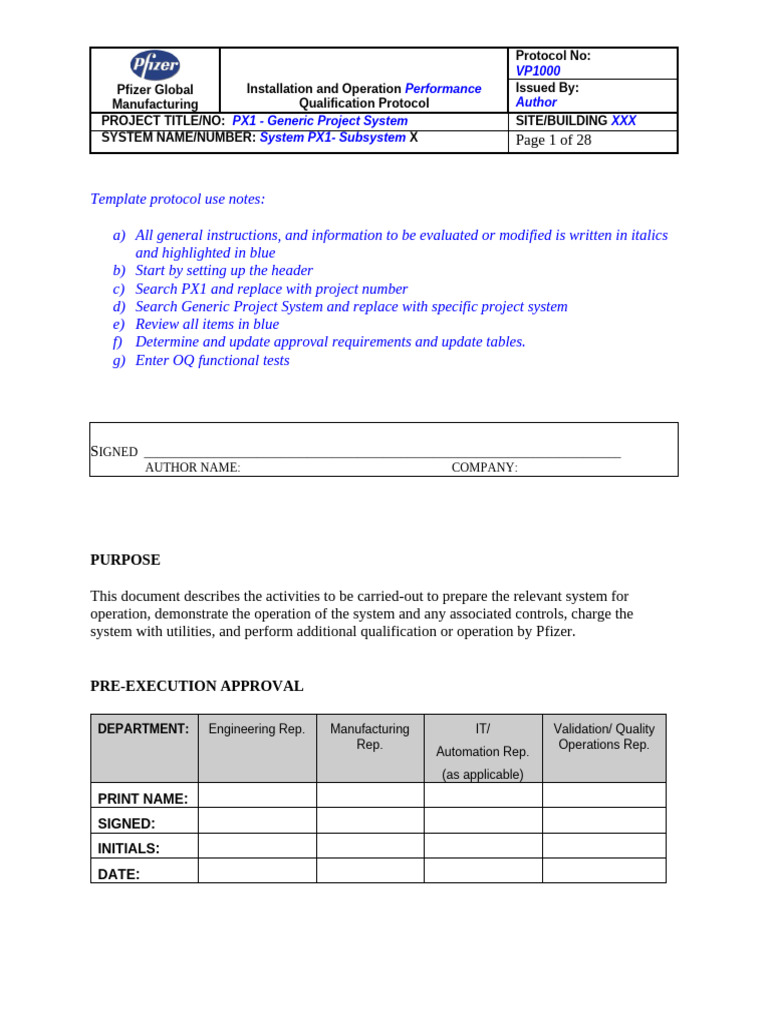 GenericIQOQ031203 | PDF | Verification And Validation | Quality
