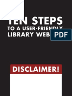 10 Steps to a User-Friendly Library Website