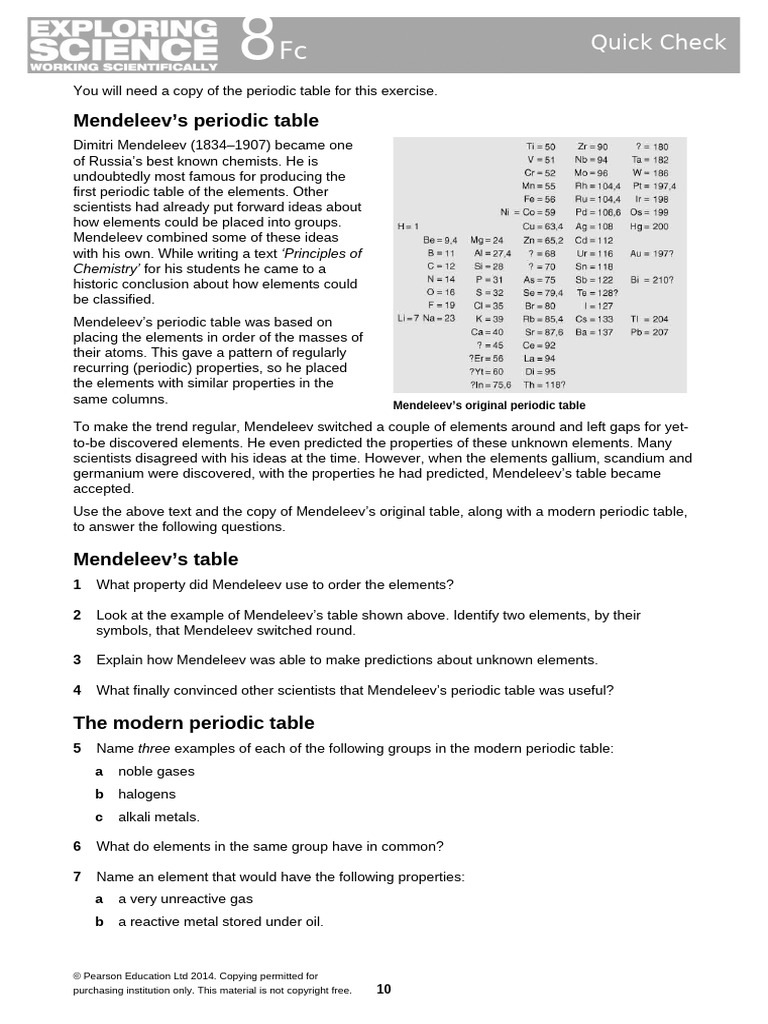 8fc quick check pdf