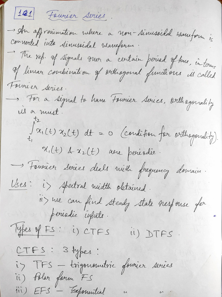 Fourier Series | PDF