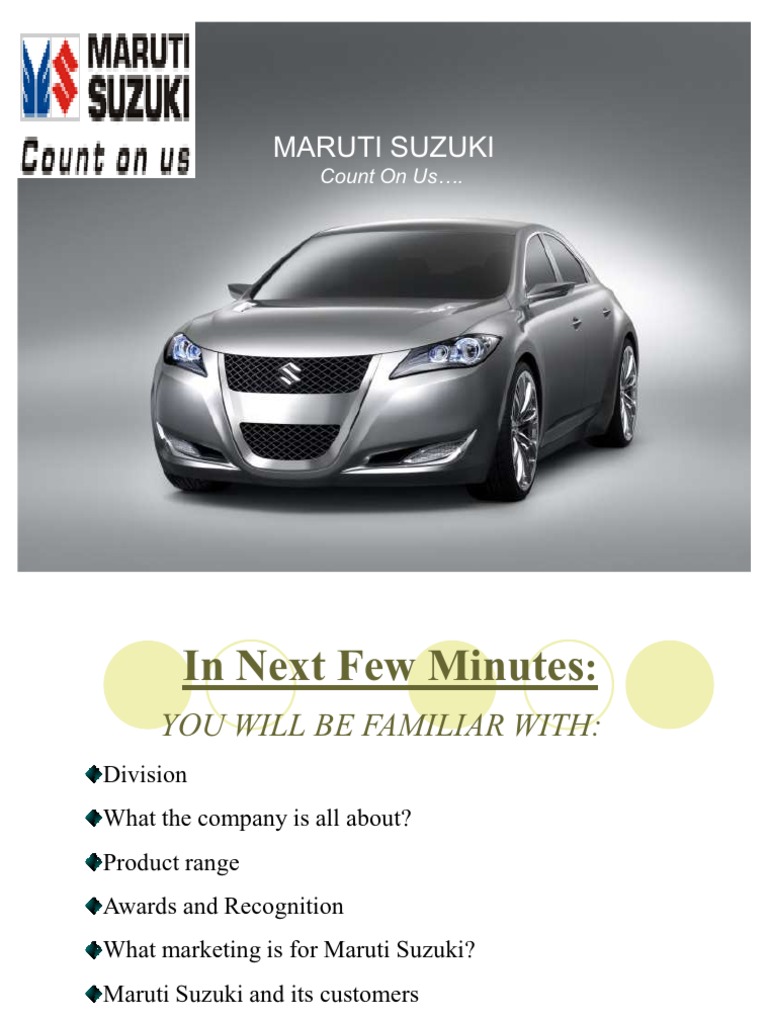 Maruti Suzuki | PDF